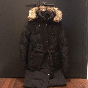 Women’s Black Puffer Jacket- XS